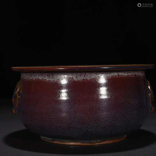 Good harvest masterpieces with rose violet glaze beast ear f...