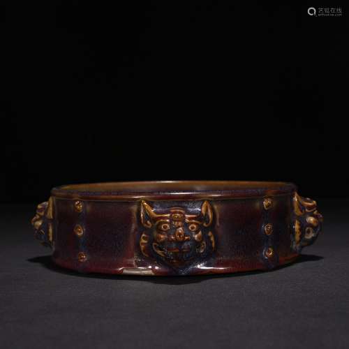 Chienchung masterpieces by paragraph rose violet glaze beast...