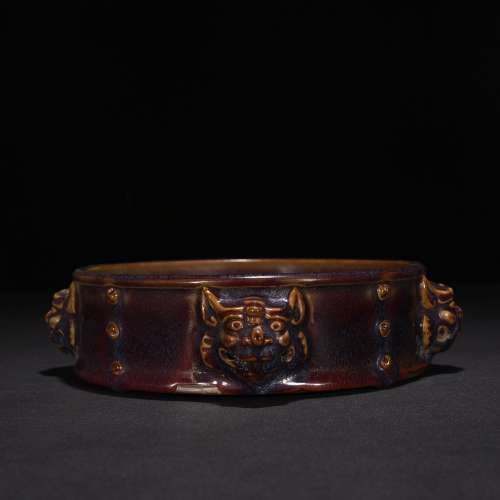 Chienchung masterpieces by paragraph rose violet glaze beast...
