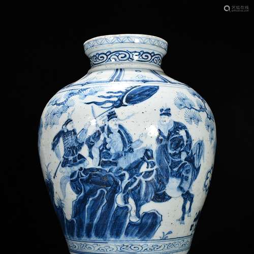 Stories of blue and white grain dish buccal bottle of 41 * 2...