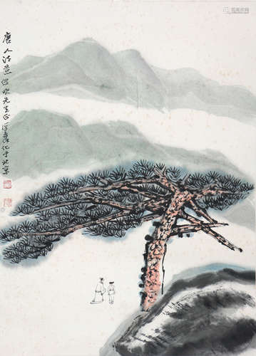 何海霞(1908-1998)唐人诗意