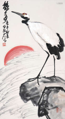 王一亭(1908-1993)鹤寿