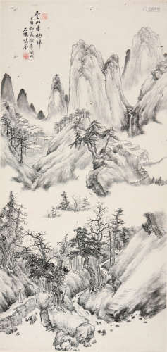 张崟(1761-1829)云山老衲归