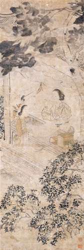 改琦（1773－1828） 仕女图 设色纸本镜片