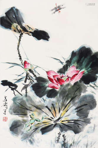 王雪涛(1903-1982)荷塘清趣
