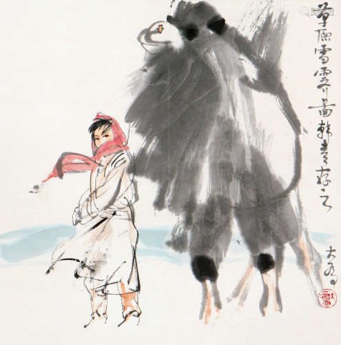 刘大为(b.1945)草原雪霁