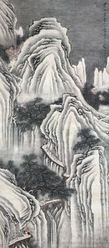 陶冷月(1895-1985)云山雪霁