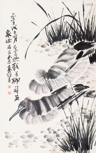 岳祥书(1913-1979)野趣