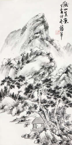 蒲华(1832-1911)溪山春意