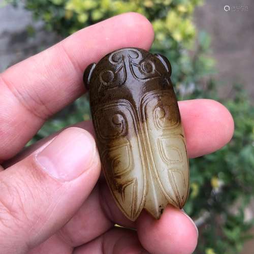 Hetian jade beast