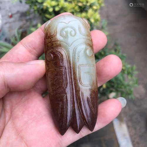 Hetian jade beast