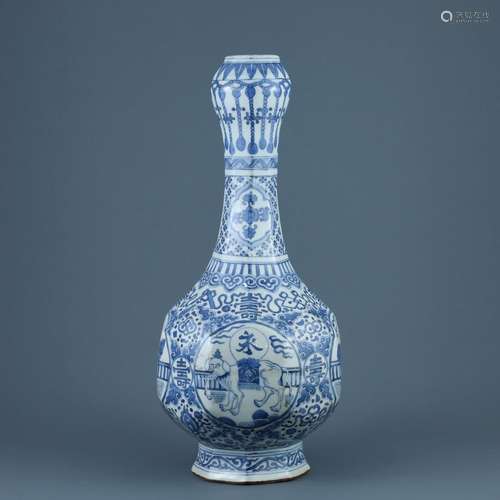 Changchun - blue and white window and benevolent grain to ei...