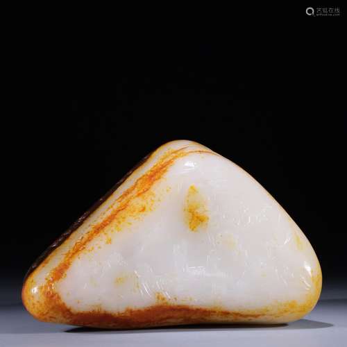 Hetian jade stone furnishing articles12 cm high, 18.6 cm lon...