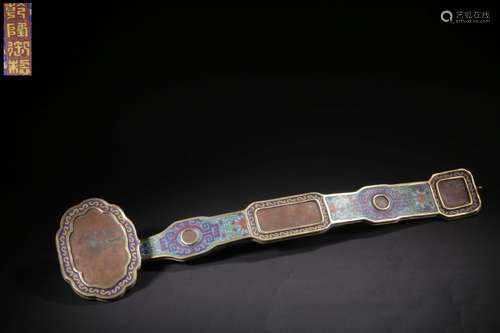 "" cloisonne bound branch pattern four for furnish...