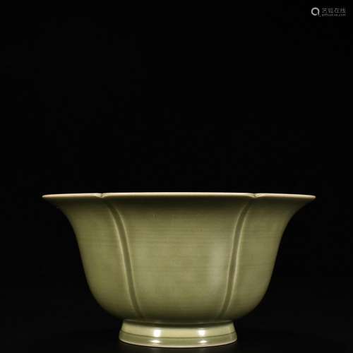 The secret color wheel kiln celadon flower bowl10 cm high 19...