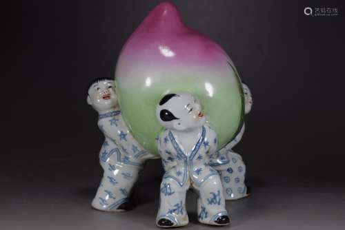 Sculpture porcelain enamel three TongXianShou unit price26 c...