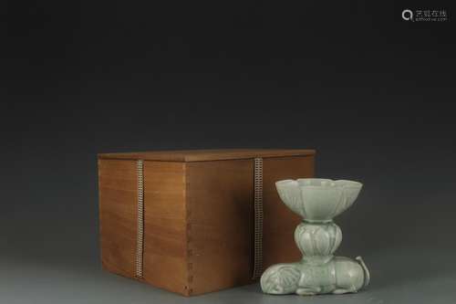 Five dynasties period to the kiln celadon type like before t...