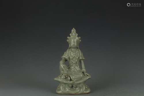 South longquan celadon plum green glaze of Buddha size: 26 c...