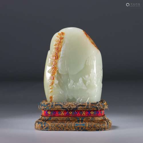 Figure dashanzi furnishing articles: hetian jade stories of ...