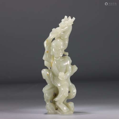 : hetian jade dragon furnishing articlesSize: 18.5 cm long, ...