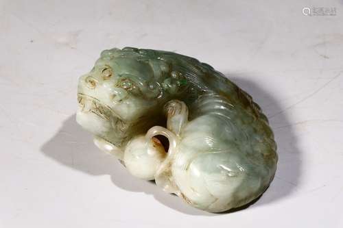 , jade lion play the ballSpecification: length 6.8 cm width ...