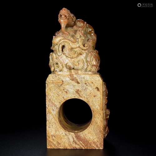 Hetian jade seal, the material of the hetian jade, jade is e...