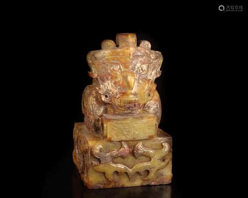 Motif, chow tai hetian jade Long Yuxi furnishing articles, t...