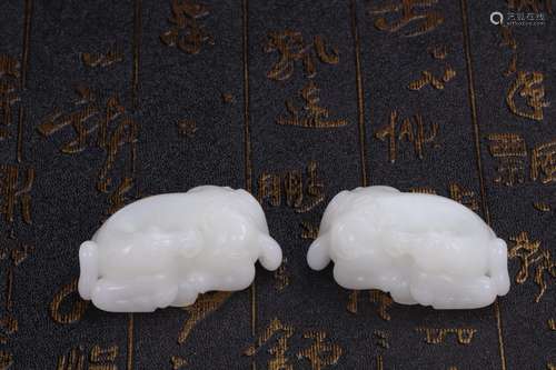 : hetian jade seal hou (a) immediatelyHigh 2 cm long and 4.5...