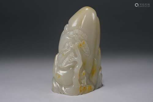 Figure dashanzi furnishing articles: hetian jade stories of ...