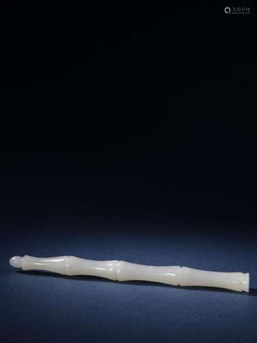 Hetian jade had a pencil.Specification: long 18 ㎝ across 1.5...