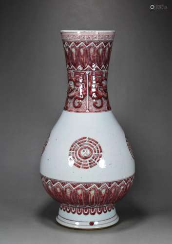 Youligong glaze auspicious gossip grain design35 cm high 16 ...