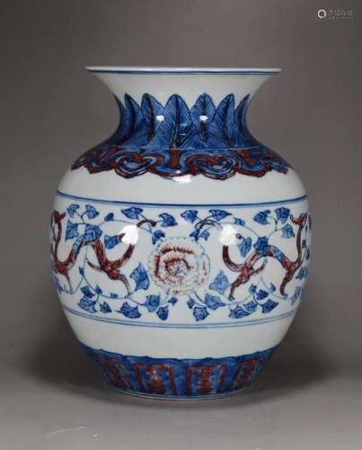 The founding of the blue and white porcelain industry the re...