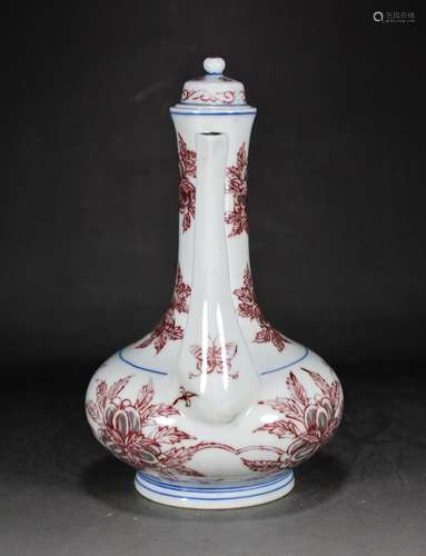 Big chenghua youligong glaze add fruit grain ewer21 cm high ...