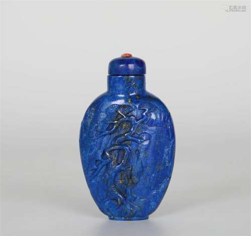 Lapis Lazuli Snuff Bottle