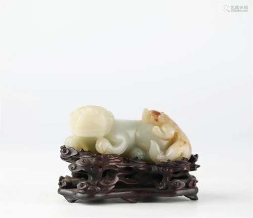 Chinese Hotan Jade Carved Animals, Ming Dynasty