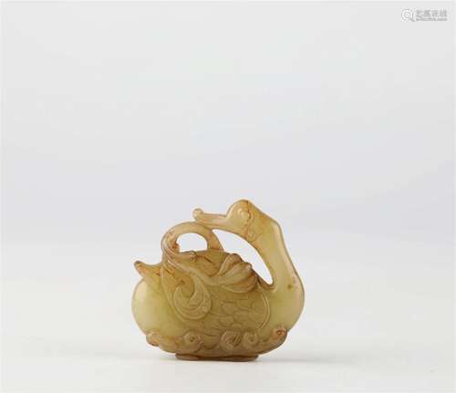 Chinese Hotan topaz carving animals