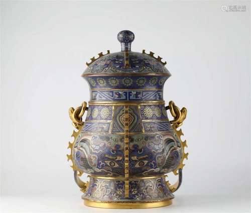 Chinese cloisonne ornaments, Qing Dynasty