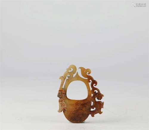 China Hotan Jade Carving Accessories, Han Dynasty