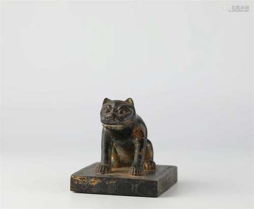 Ancient Chinese bronze seal