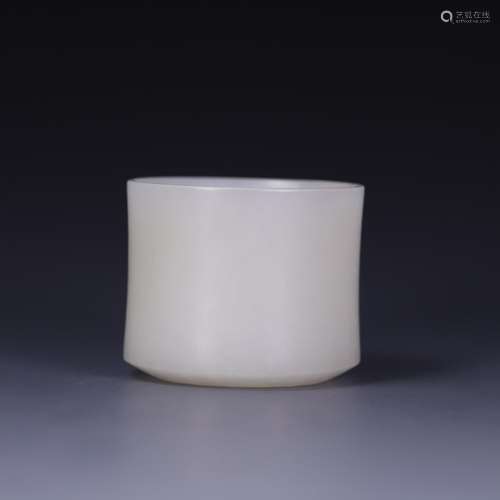 Hetian jade ShuYaoShi a cups, size: 5.2 cm in diameter, 4.3 ...