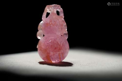 , return old pink tourmalines sank - auspicious ferro gourdS...