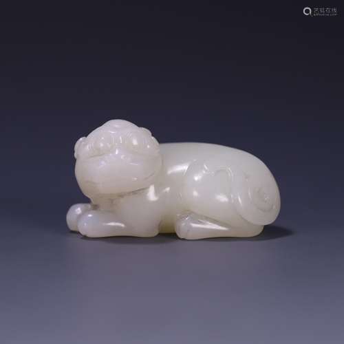 , hetian jade benevolent paperweight, size: 5.6 * * * * 3.5 ...