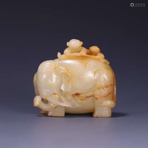 , hetian jade the boy play as furnishing articles, size: 6.0...