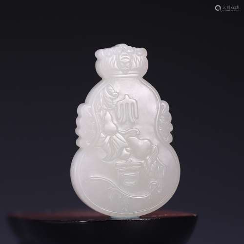 Good luck in old Tibet, hotan jade gourd, size: 6.2 * * * * ...