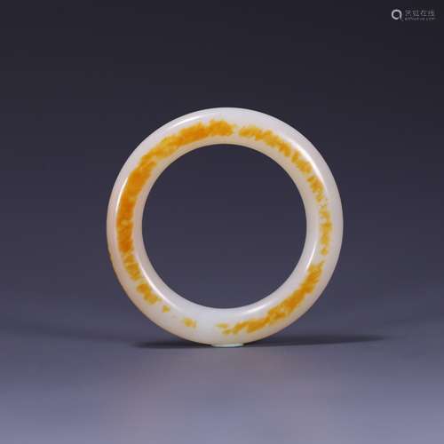 , hetian jade ring hood, size: inner diameter 3.8 cm, 5.5 cm...