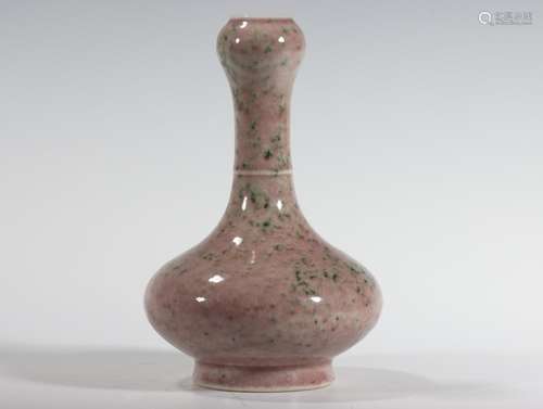 Back, "theemperoryears" cowpea red glaze bottle of...