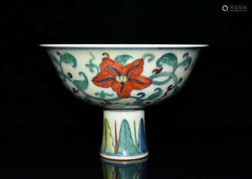 Chenghua bucket as flowers tall bowl 10.3 x17cm 550 colors