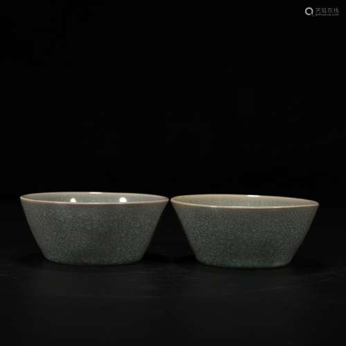 Your kiln azure glaze ice crack cylinder shape cups of tea c...