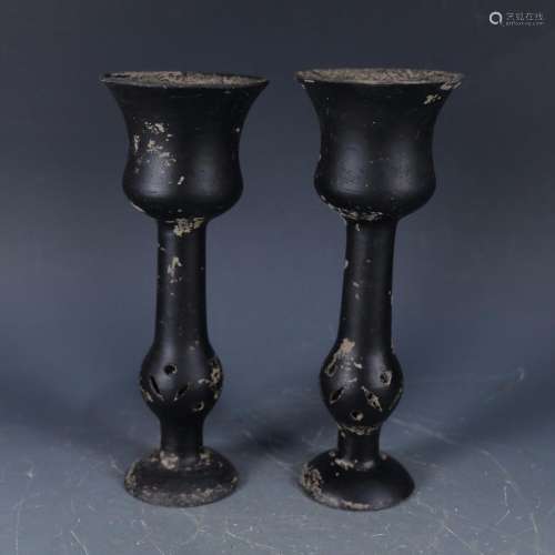 The eggshell black pottery of longshan culture high handle c...