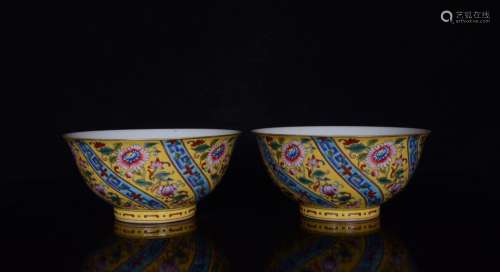 Colored enamel bowls a flower grain;7.4 x15.4;7470021430 uup